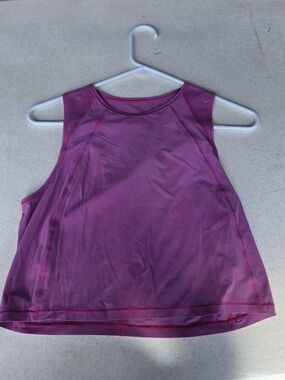 lululemon athletica Magenta Performance Tank